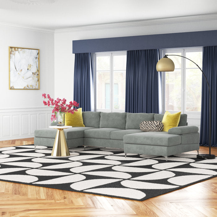 Makai 3 Piece Upholstered Chaise Sectional - 3 Boxes