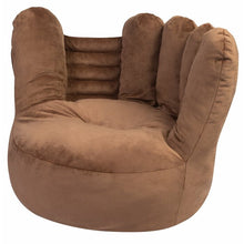 Load image into Gallery viewer, Plush Glove Brown Novelty Chair #9534

