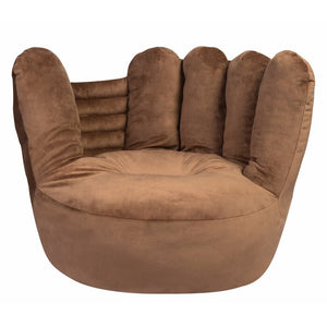 Plush Glove Brown Novelty Chair #9534