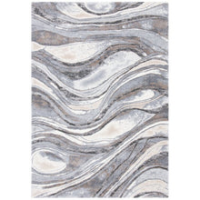 Load image into Gallery viewer, Makenna Abstract Area Rug in Gray/Beige, Rectangle 3&#39; x 5&#39;
