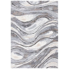 Load image into Gallery viewer, Makenna Abstract Area Rug in Gray/Beige/Brown 3&#39; x 5&#39;
