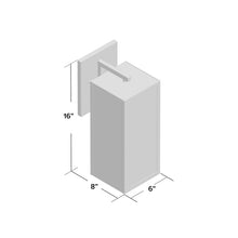 Load image into Gallery viewer, Malak 14.76&#39;&#39; H Outdoor Wall Lantern
