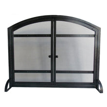 Load image into Gallery viewer, Single Panel Iron Fireplace Screen #1454HW
