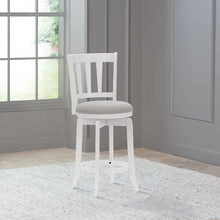 Load image into Gallery viewer, Gray/White Malcolm Swivel Counter Stool
