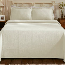 Load image into Gallery viewer, King Ivory Mandalay Oversized Coverlet Set 218AH
