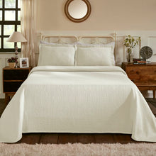Load image into Gallery viewer, King Ivory Mandalay Oversized Coverlet Set 218AH
