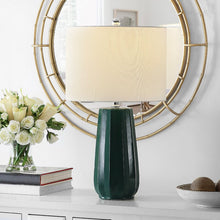 Load image into Gallery viewer, Manford 24.5&quot; Dark Green Table Lamp
