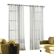 Load image into Gallery viewer, Mannino Solid Sheer Grommet Single Curtain Panel, 59&quot; W x 132&quot; L
