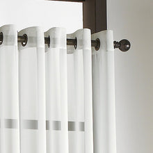 Load image into Gallery viewer, Mannino Solid Sheer Grommet Single Curtain Panel, 59&quot; W x 132&quot; L
