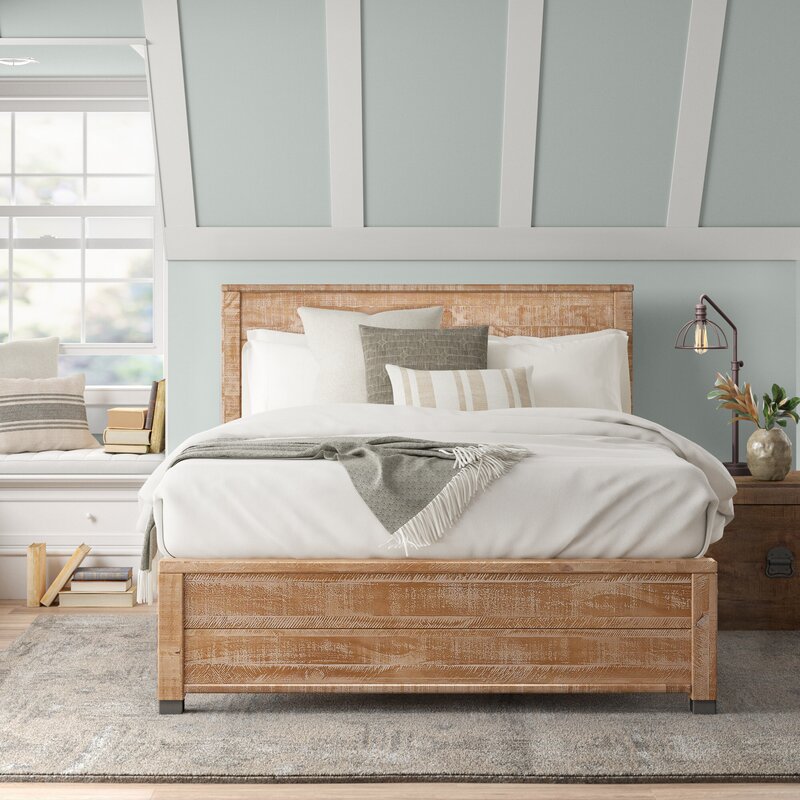 Mannion Solid Wood Platform FULL Bed MRM3788