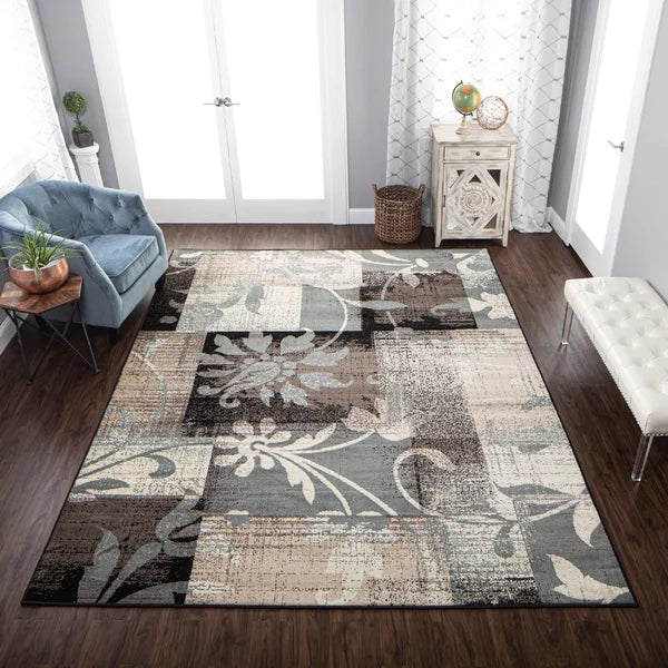 Manseau Area Rug in Chocolate 10 x 14