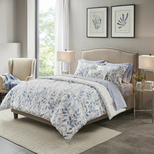 Load image into Gallery viewer, Mansfield Blue Reversible Comforter Set MRM414
