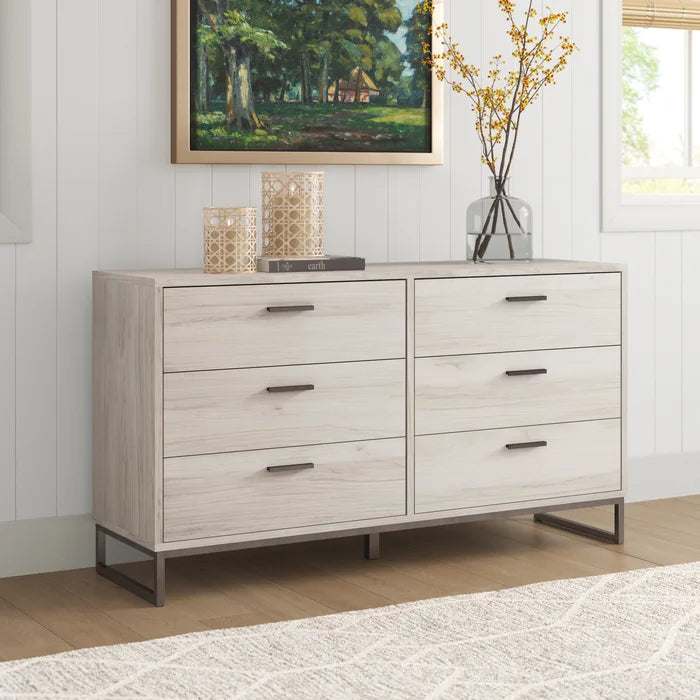 Manuel 6 Drawer 52.72'' W Double Dresser