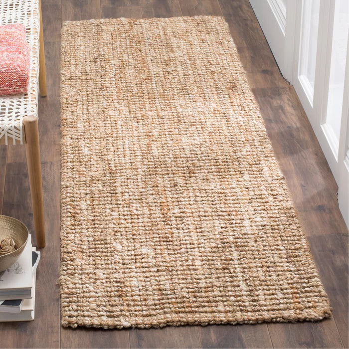 Manuela Handmade Flatweave Jute/Sisal Area Rug in Beige, 2'6