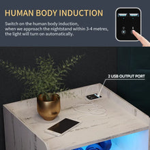 Load image into Gallery viewer, Manufactured Wood Nightstand
