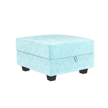 Load image into Gallery viewer, Manusite 25.6&#39;&#39; Wide Square Storage Ottoman with Storage
