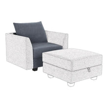 Load image into Gallery viewer, Manusite 25.6&#39;&#39; Wide Square Storage Ottoman with Storage
