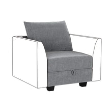 Load image into Gallery viewer, Manusite 25.6&#39;&#39; Wide Square Storage Armless chair
