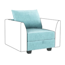 Load image into Gallery viewer, Manusite 25.6&#39;&#39; Wide Square Storage Ottoman with Storage
