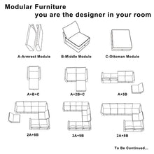 Load image into Gallery viewer, Manusite 25.6&#39;&#39; Wide Square Storage Armless chair
