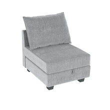 Load image into Gallery viewer, Manusite 25.6&#39;&#39; Wide Square Storage Ottoman with Storage
