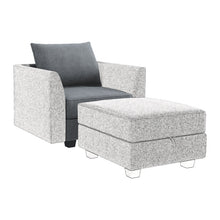 Load image into Gallery viewer, Manusite Upholstered Storage Ottoman

