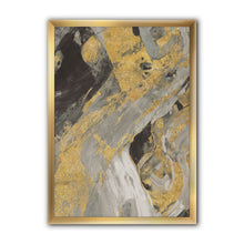 Load image into Gallery viewer, 40&quot; H x 30&quot; W x 1.5&quot; D Marble Gold And Black - Picture Frame Print on Canvas
