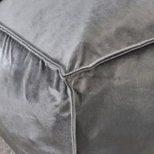 Load image into Gallery viewer, Mariya 24&#39;&#39; Wide Velvet Square Pouf Ottoman MRM3977
