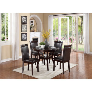 42'' L X 42'' W X 30'' H Marjorie 4 Person Solid Wood Dining Set