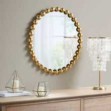 Load image into Gallery viewer, Marlowe Round Metal Wall Mirror, 36&quot; x 36&quot;
