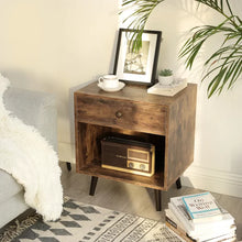 Load image into Gallery viewer, Marone Solid + Manufactured Wood Nightstand
