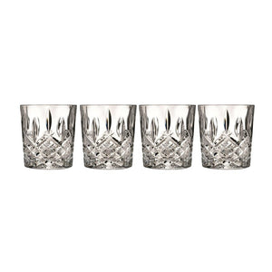 Marquis by Waterford Markham Double Old Fashioned 11 oz. Crystal Whiskey Glass (Part number: 165118) (Set of 4) (4 boxes)