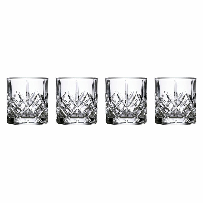 Marquis by Waterford Maxwell 11 oz. Lead Crystal Whiskey Glass (Set of 4)