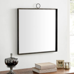 27.5'' H x 23.5'' W x 2.5'' D Marshall Rectangle Metal Wall Mirror