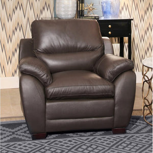 Marson 41'' Wide Genuine Leather Club Chair 6351RR