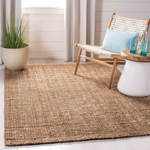 Load image into Gallery viewer, Rectangle 4&#39; x 6&#39; Martha Stewart Handmade Flatweave Jute/Sisal Brown Rug
