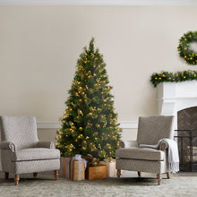 Load image into Gallery viewer, Lighted Artificial Pine Christmas Tree

