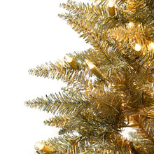 Load image into Gallery viewer, 5&#39; Lighted Faux Spruce Christmas Tree
