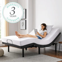 Load image into Gallery viewer, Twin XL Massaging Zero Gravity Adjustable Bed with Wireless Remote
