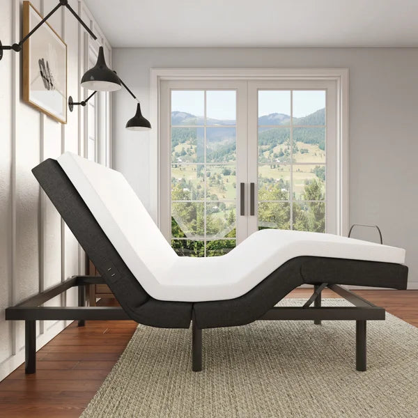 Twin XL Massaging Zero Gravity Adjustable Bed with Wireless Remote
