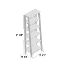 Load image into Gallery viewer, Massena 71.125&#39;&#39; H x 23.5&#39;&#39; W Ladder Bookcase
