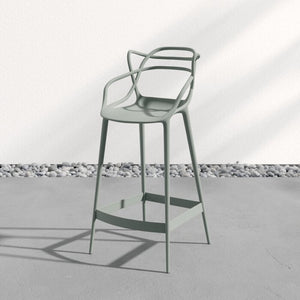 Sage Green Masters Stool by Philippe Starck with Eugeni Quitllet
