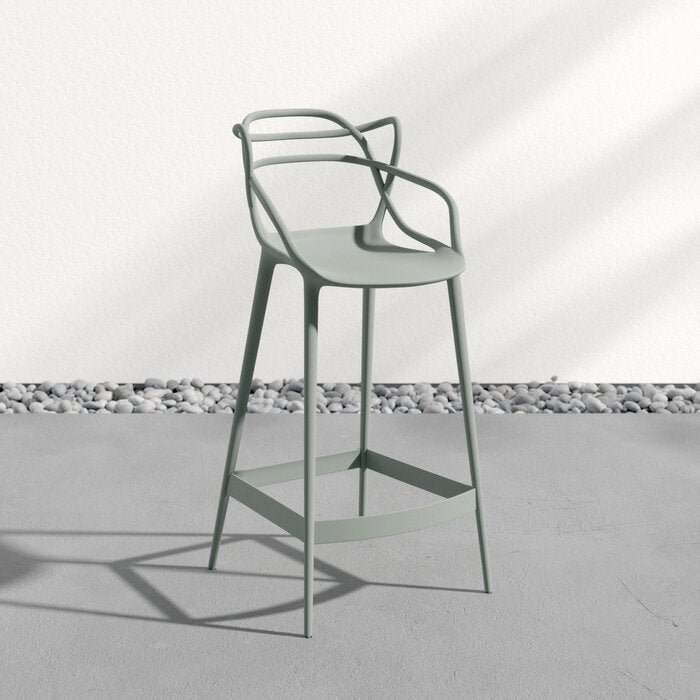 Sage Green Masters Stool by Philippe Starck with Eugeni Quitllet
