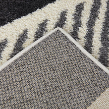 Load image into Gallery viewer, Rectangle 5&#39;3&quot; x 7&#39; Matazzoni Machine Woven Performance Charcoal Rug

