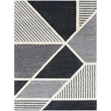 Load image into Gallery viewer, Rectangle 5&#39;3&quot; x 7&#39; Matazzoni Machine Woven Performance Charcoal Rug
