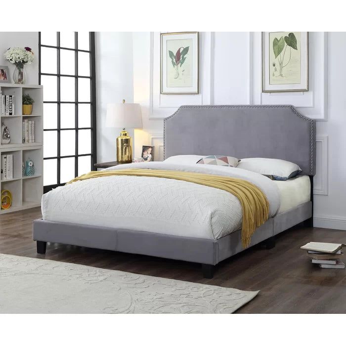 Mathes Full / Double Upholstered Low Profile Standard Bed