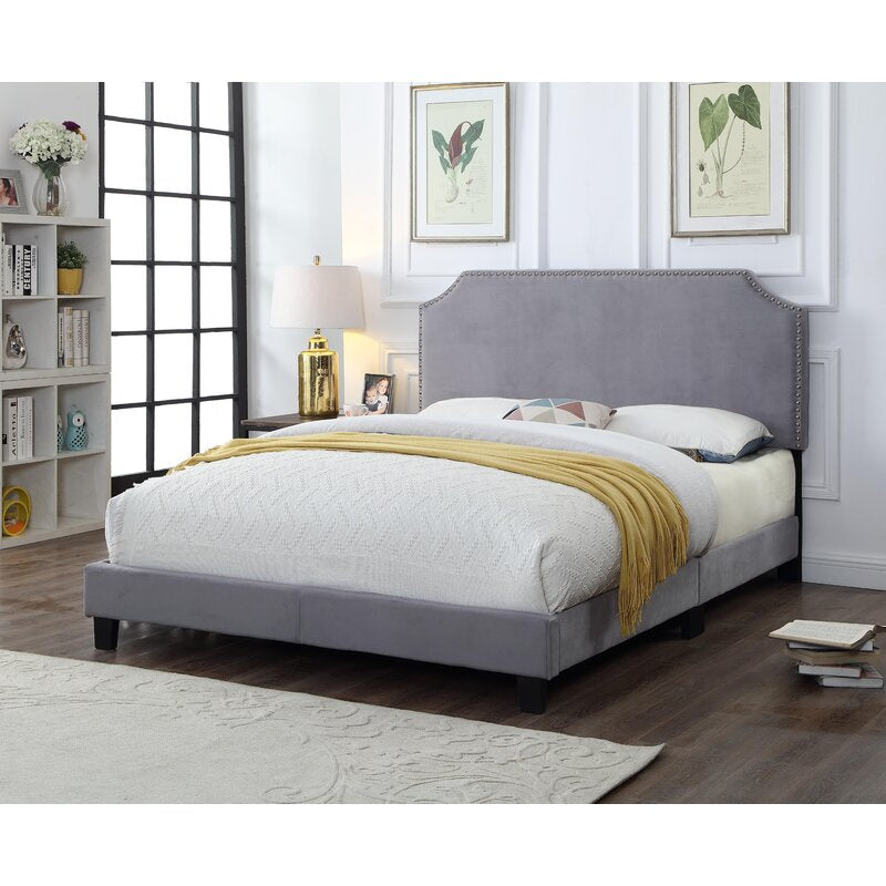Mathes Upholstered Low Profile Standard TWIN Bed MRM2425
