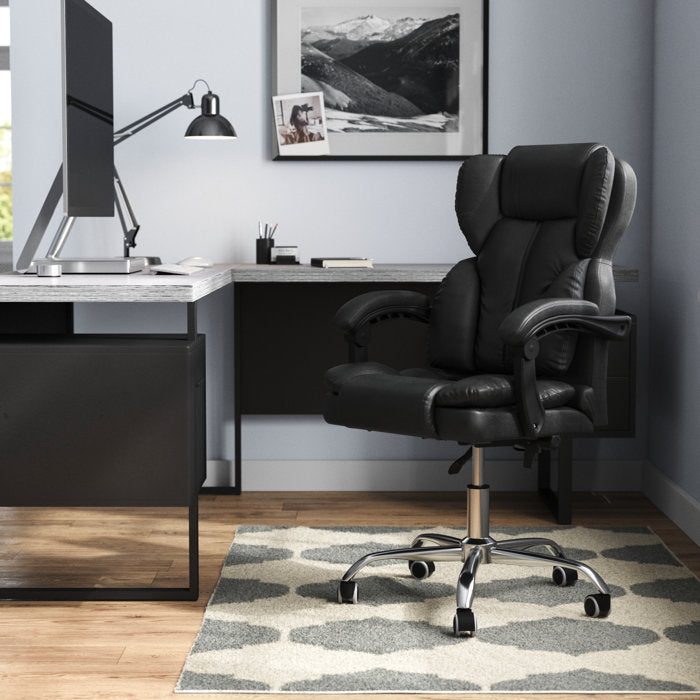 25.6'' W X 25.6'' D X 43.3'' H Mathis Executive Office Chair