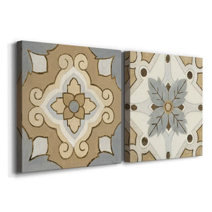 16" H x 32" W x 1" D Mattonella I - 2 Piece Print on Canvas