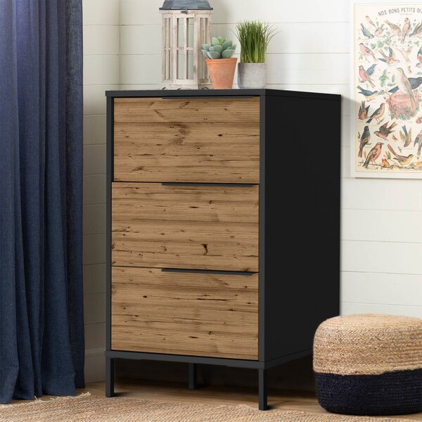 Mattos 29.53'' Tall 3 - Drawer Accent Chest